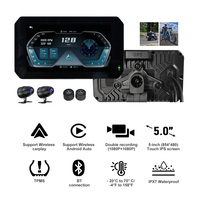 Portable universel DVR sans fil Carplay Android Auto écran d'affichage vélo Carplay Tpms