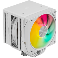 Ventilateur de refroidissement de processeur Speedy ARGB 120mm roulement fluide 37dBA 4 caloducs matériau en aluminium pour refroidissement PC Intel LGA 1700/1200/2011/115X