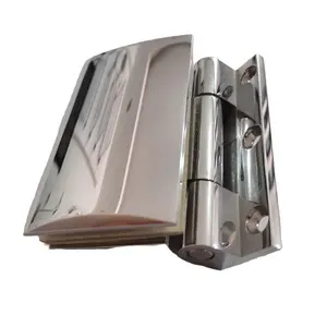 Everstrong shower door hardware ST-B017 brass wall to glass shower door screen hinge accessories