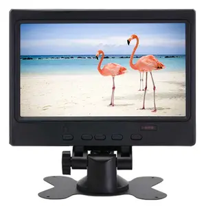 شاشة عريضة محمولة 7 بوصة مقاس 7 بوصة صغيرة tft lcd cctv vga bnc