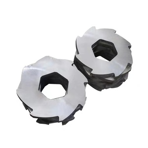 600*400 model four shafts food waste recycle & wood / hard disk /Plastic /rubber / shredder machine chamber box blades