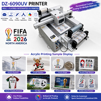 Impresora UV de Fábrica DZ-6090 |    Equipo de Impresión Digital Multifuncional para Impresión en Acrílico, Vidrio, Madera, Metal y Azulejos de Cerámica