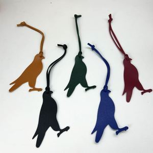 Cute Bird Shape <b>Bag</b> <b>Charm</b> PU Leather Animal Pendant for Car Handbag Multi Color <b>Bag</b> Decoration & Keyring Pendant Gift - Product Image 2