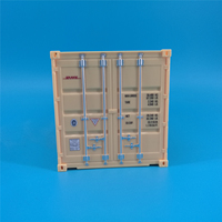 Porte-stylo en forme de conteneur maritime de 20 cm, boîte de rangement, cadeau promotionnel, logo personnalisé, ODM, OEM, livraison DHL