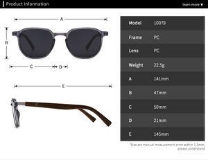 <span class=keywords><strong>Gafas</strong></span> de <span class=keywords><strong>Sol</strong></span> Ovaladas de Estilo Retro MS CP10079 para Mujer, <span class=keywords><strong>Gafas</strong></span> de <span class=keywords><strong>Sol</strong></span> Femeninas para Todas las Formas de Rostro, Logotipo Personalizado, <span class=keywords><strong>Gafas</strong></span> de <span class=keywords><strong>Ciclismo</strong></span> para Exteriores - Product Image 3