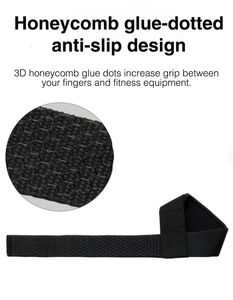 Sangles de levage antidérapantes en silicone alvéolé, ceinture de force pour soulevé de terre, squat profond, tractions, protège-mains et bandes de maintien pour poignets - Product Image 2