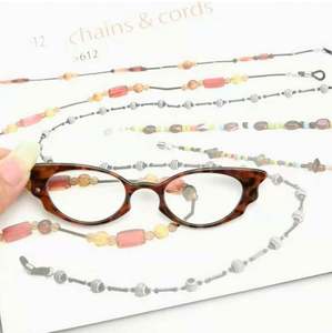 Clip para <span class=keywords><strong>gafas</strong></span> <span class=keywords><strong>de</strong></span> <span class=keywords><strong>lectura</strong></span> <span class=keywords><strong>sin</strong></span> brazos, clip para nariz, cuerda colgante para cuello, Marco óptico fino, calidad múltiple, <span class=keywords><strong>sin</strong></span> brazos - Product Image 3