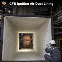 Matériau réfractaire léger et isolant en alumine coulée à bulles Dongfang (Al2O3 90%) pour la doublure des conduits d'air d'allumage CFB