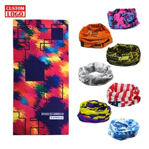 Durable Head Scarf Face Mask Magic Tube Bandanas Seamless Headwear Printed Tube Seamless Multifunctional Bandana