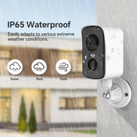 Cámara de Seguridad Inalámbrica Wifi Wistino IP65 a Prueba de Agua, 5200mAh, Visión Nocturna a Todo Color, Detección de Movimiento, Alarma, Batería, Cámara 4G
