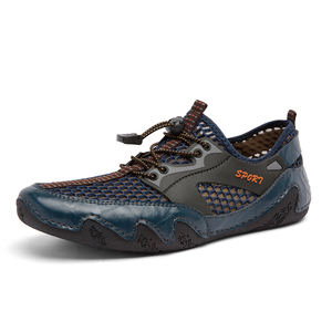 Nouvelles sandales et chaussures de plage en cuir pour homme, idéales pour la pêche et les sports de plein air estivaux, parfaites pour la marche aquatique. - Product Image 2