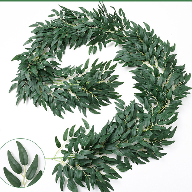 148 green willow leaves