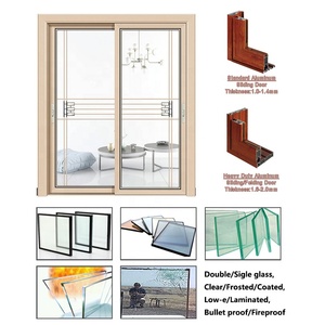 Nuevo diseño <span class=keywords><strong>cortinas</strong></span> sin llave cerradura <span class=keywords><strong>de</strong></span> puerta <span class=keywords><strong>de</strong></span> <span class=keywords><strong>vidrio</strong></span> exterior <span class=keywords><strong>de</strong></span> <span class=keywords><strong>puertas</strong></span> correderas <span class=keywords><strong>de</strong></span> aluminio - Product Image 2