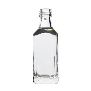 Custom 50ml Liquor Vodka Brandy Liquor alcoholic beverages small mini alcohol bottle