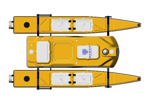 Véhicule de surface RC multifonctionnel personnalisé à grande vitesse, bateau sans pilote, machine d'inspection aquatique USV, étanche IP67, 5 m/s, 100 kg - Product Image 4