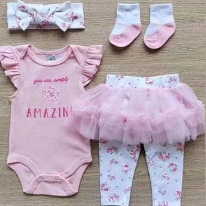 <span class=keywords><strong>Abbigliamento</strong></span> per il corpo del bambino di vendita caldo set di 3 pezzi tuta per bambini 100% cotone <span class=keywords><strong>abbigliamento</strong></span> <span class=keywords><strong>estivo</strong></span> per neonati tuta per neonati - Product Image 1