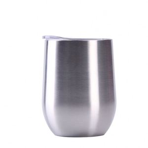 Tasse à café ou à vin en acier inoxydable à double paroi 2022 avec couvercle - Product Image 2