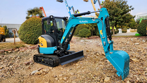 Mini-excavatrice d'occasion de marque japonaise de premier choix, 3 tonnes, modèle U30, U-30, U-30S, pour projets agricoles - Product Image 5