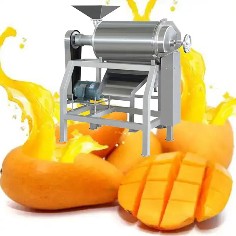 Mangosap Pulp Maken Machine Mango Juicer Fruitpulper Extractiemachine Maken Vruchtenpulp