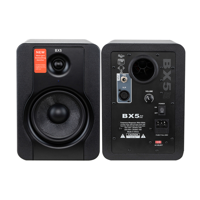 BX5D2 Loudspeaker Monitor Studio Reference Range High Quality Computer Powered DJ Monitor Audio 5 Inch Sound Speaker