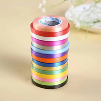 10 mètres/rouleaux 5mm ballon ruban fête anniversaire mariage accessoire Laser ballon chaîne Satin rubans artisanat bricolage fête décoration
