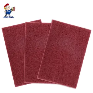 Scouring Pad 7447 Very Fine Grade Wet or Dry Hand Pads Aluminum Oxide Abrasive Sanding Hand Pad for woodworking and metalworking