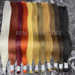 Sin trama 12A Grado Virgen Remy Raw Precio de fábrica Cabello humano brasileño Liso Sin desprendimiento Sin enredos Cabello - Product Image 4