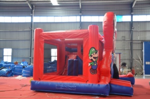 Casa de rebote inflable de Super Mario Bros, carrera de obstáculos de PVC de grado comercial para ocasiones residenciales y escolares - Product Image 3
