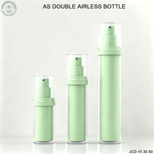 Individuelles Logo Airless Lotion Flasche 15ml 30ml 50ml AS PP Nachfüllbare Kosmetik-Pumpflasche Schönheitsverpackung - Product Image 2