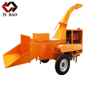 Hot bán 50hp tự Powered chi nhánh gỗ chipper thủy lực ăn gỗ chipper Shredder gỗ Máy Nghiền để bán