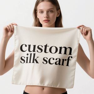 ผ้าพันคอผ้าไหมดีไซน์หรูหราน้ำหนักเบาและนุ่มเหมาะสำหรับสวมใส่ในชีวิตประจำวันหรือในโอกาสพิเศษมีจำนวนมาก - Product Image 4