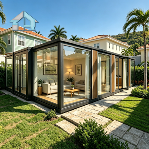 Casa Contenedor Plegable y Expandible de 40 pies, Casa Prefabricada para Resort, Glamping, Granny Flat, Oficina, Villa, Hospital - Product Image 1