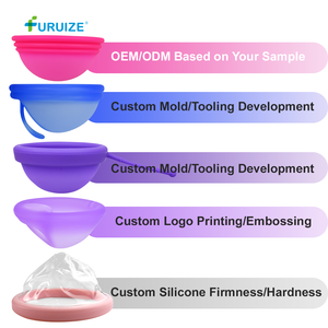 Disco <span class=keywords><strong>Menstrual</strong></span> Reutilizable de Silicona Furuize, Fabricantes de Copas Menstruales 100% de Silicona de Grado Médico para el Periodo Femenino - Product Image 6