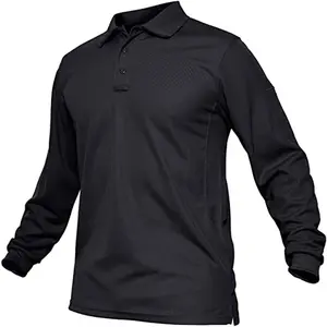 100% Polyester Wholesale Men's Outdoor Short And Long Sleeve Tactical Polo Shirts