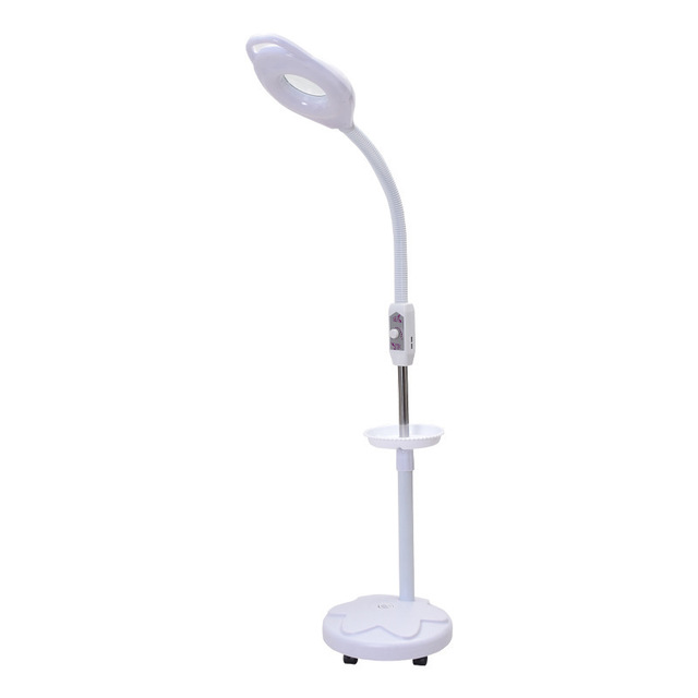 Best Selling Floor Standing LED Adjustable Beauty Skin Lighting Magnifierfor Beauty Salon Eyelash Extension Light Beauty Lamp