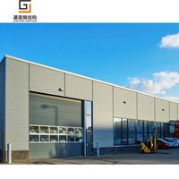 Edificio Prefabricado de Acero Resistente al Viento, Taller Metálico, Almacén, Planta Industrial con Diseño Científico de Distribución de Carga