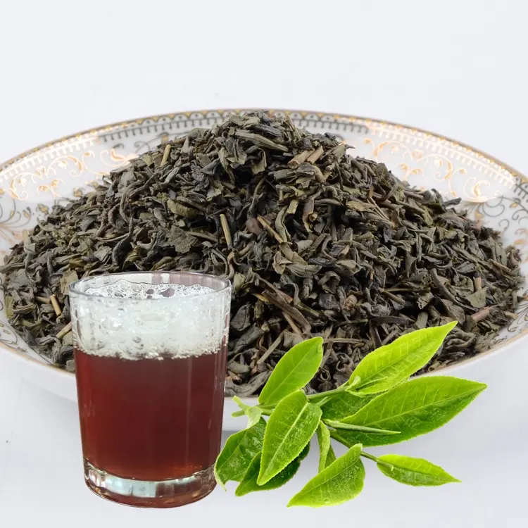 סין ירוק תה Chunmee 8147 תה מפעל עם מחיר זול במערב אפריקה שוק