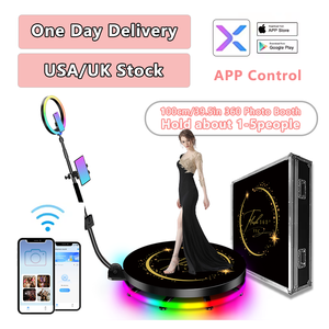 Nueva Cabina de Fotos Giratoria Portátil de 360 Grados, Cabina de Fotos Selfie con Cámara de 360 Grados, Cabina de Fotos 360 con Anillo de Luz - Product Image 6