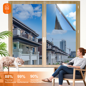Película Solar <span class=keywords><strong>de</strong></span> Privacidad <span class=keywords><strong>para</strong></span> <span class=keywords><strong>Ventanas</strong></span> con Efecto Espejo Unidireccional, Aislamiento Térmico, Control <span class=keywords><strong>de</strong></span> Calor, Adhesivo Reflectante <span class=keywords><strong>para</strong></span> Bloquear el Sol, <span class=keywords><strong>para</strong></span> Edificios y Casas, Precio al por Mayor - Product Image 2