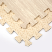 Dalles de sol en mousse EVA de qualité alimentaire pour usage intérieur, auto-extinctrices pour tout environnement, tapis de sol imitation bois
