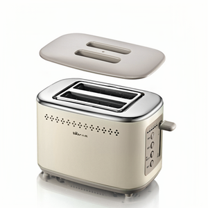 <span class=keywords><strong>Grille</strong></span>-<span class=keywords><strong>pain</strong></span> automatique 2 tranches en acier inoxydable Bear, mini-machine à petit-déjeuner, mini-four à <span class=keywords><strong>pain</strong></span> - Product Image 1