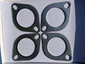Joint de tuyau d'échappement Turbo joint de trou de 2 boulons pour Subaru WRX STI universel pour toutes les voitures - Product Image 4