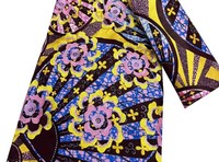 Offre Spéciale Tissu en Dentelle Pailletée Imprimée Cire en Gros, 6 Yards de Tissu Africain Cire Pailletée pour Robes de Femme et Couture