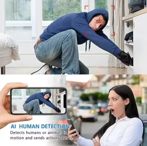 Portable HD <strong>Mini</strong> Security <strong>IP</strong> Camera Button Shaped <strong>Mini</strong> Wifi Nanny <strong>Cam</strong> with CMOS Sensor - Product Image 5