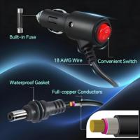 Trybuy 3M 18AWG Starlink Mini câble cc 3M IP67 étanche PVC gainé allume-cigare adaptateur Plug Play cuivre câbles de données
