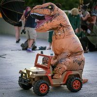 Costume de dinosaure gonflable personnalisé Dino Cosplay adultes enfants Costumes de mascotte d'animal de dragon en gros