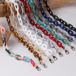 Multicolor Acrylic Plastic Face Masking Holder Trendy design Eyewear Cord Eyeglass Strap Sunglass Non-slip Chain For Glasses