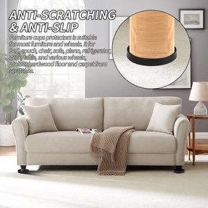 Deslizadores de Fieltro para Muebles en Pisos Alfombrados - Protectores de Muebles Reutilizables de Color Marrón con Diseño Único y Protección Resistente para Superficies Duras - Product Image 2