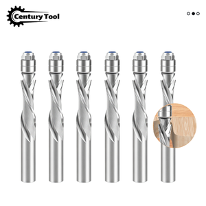 <span class=keywords><strong>Fraise</strong></span> à défoncer en carbure monobloc avec roulement supérieur, queue de 1/2 pouce (12 mm), pour routeur CNC, pour le fraisage du bois - Product Image 2