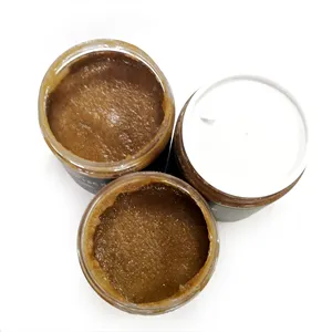 Эксклюзивная Органическая кофейная соль частного бренда для веганов, отбеливающий скраб для лица и тела, отшелушивающий кокосовый кофейный скраб